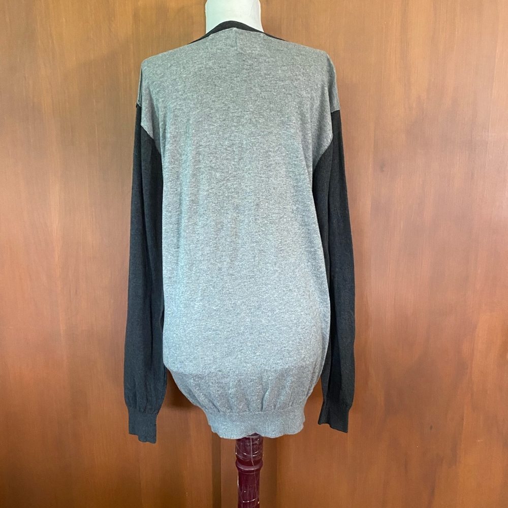 Analog Gray Color Block Sweater - image 2